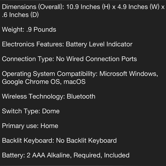 Logitech Bluetooth Keyboard K380 - Picture 9 of 9